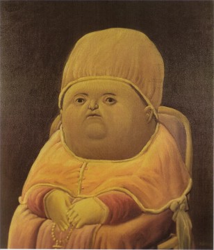 Artworks by 350 Famous Artists Painting - Pope Leo X after Raphael Fernando Botero